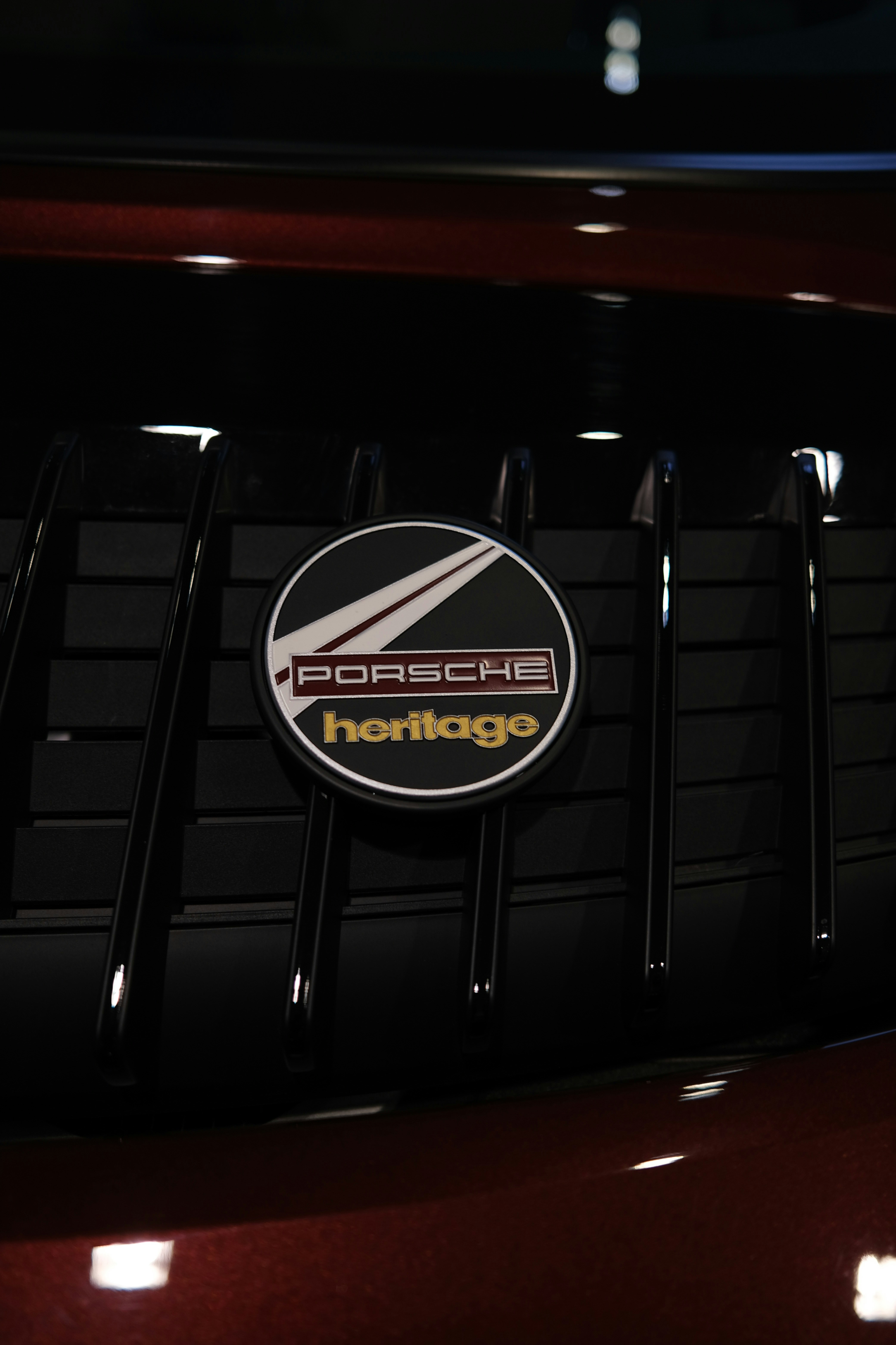 the emblem on the hood of a car