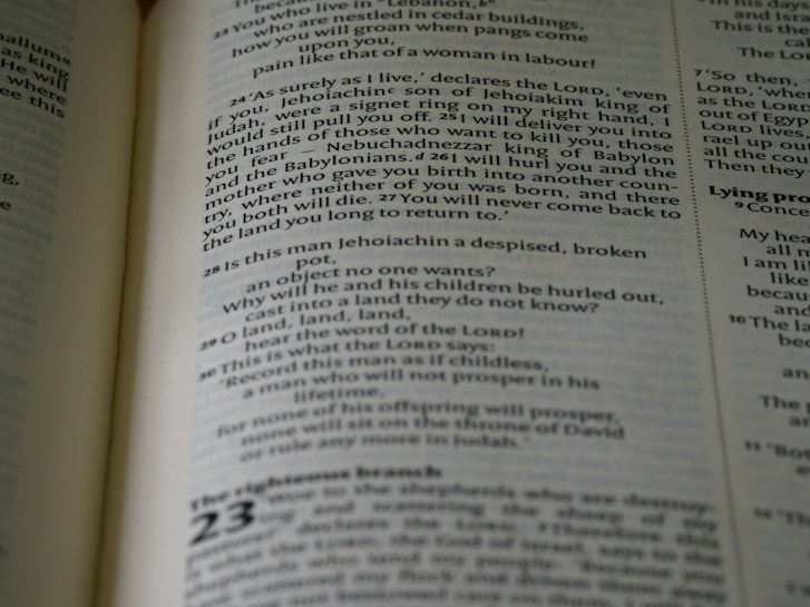 A close-up view of a page from a book with printed text. The text is formatted in paragraphs with clear headings. The page has a cream background and black serif font.