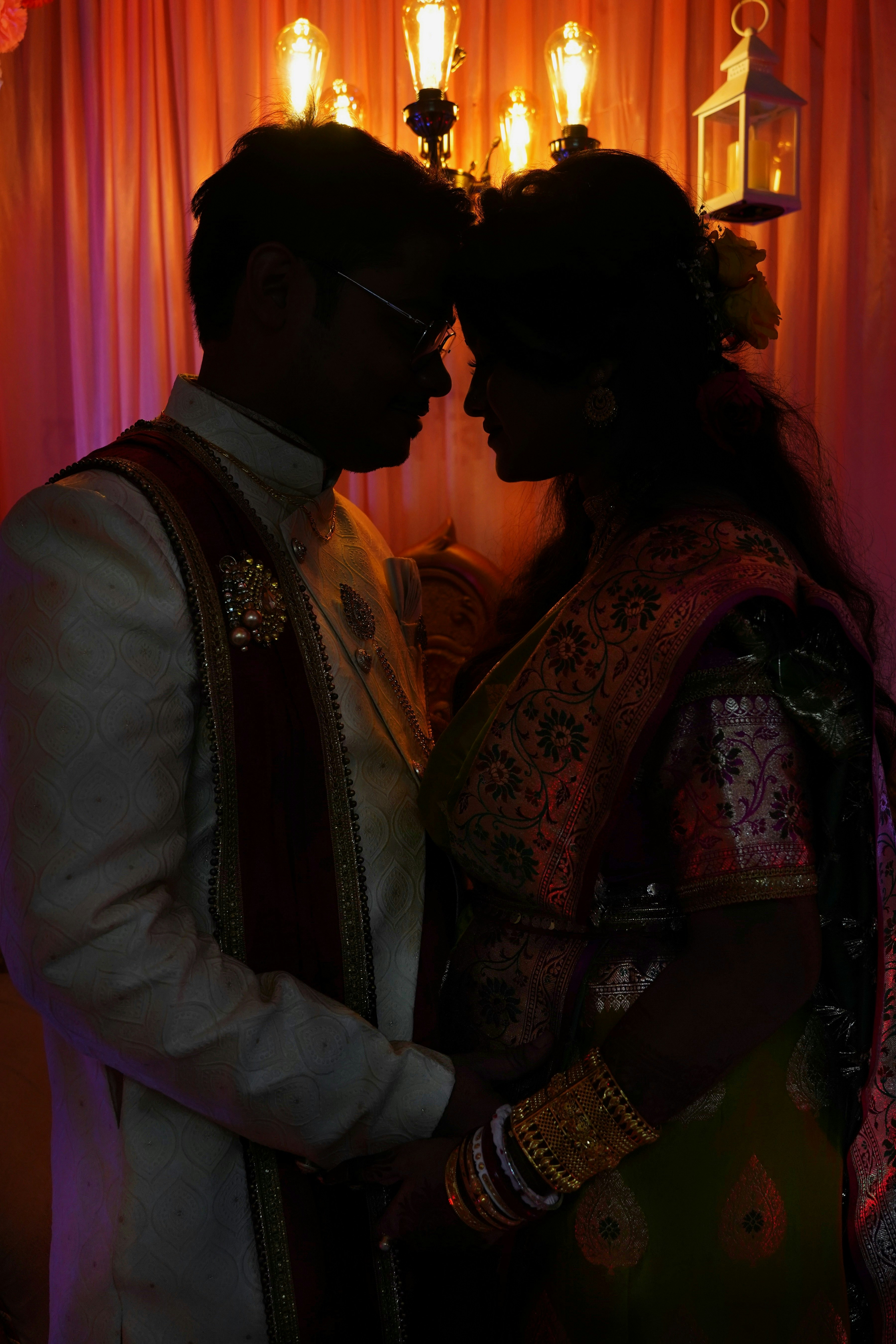 a man and a woman standing next to each other