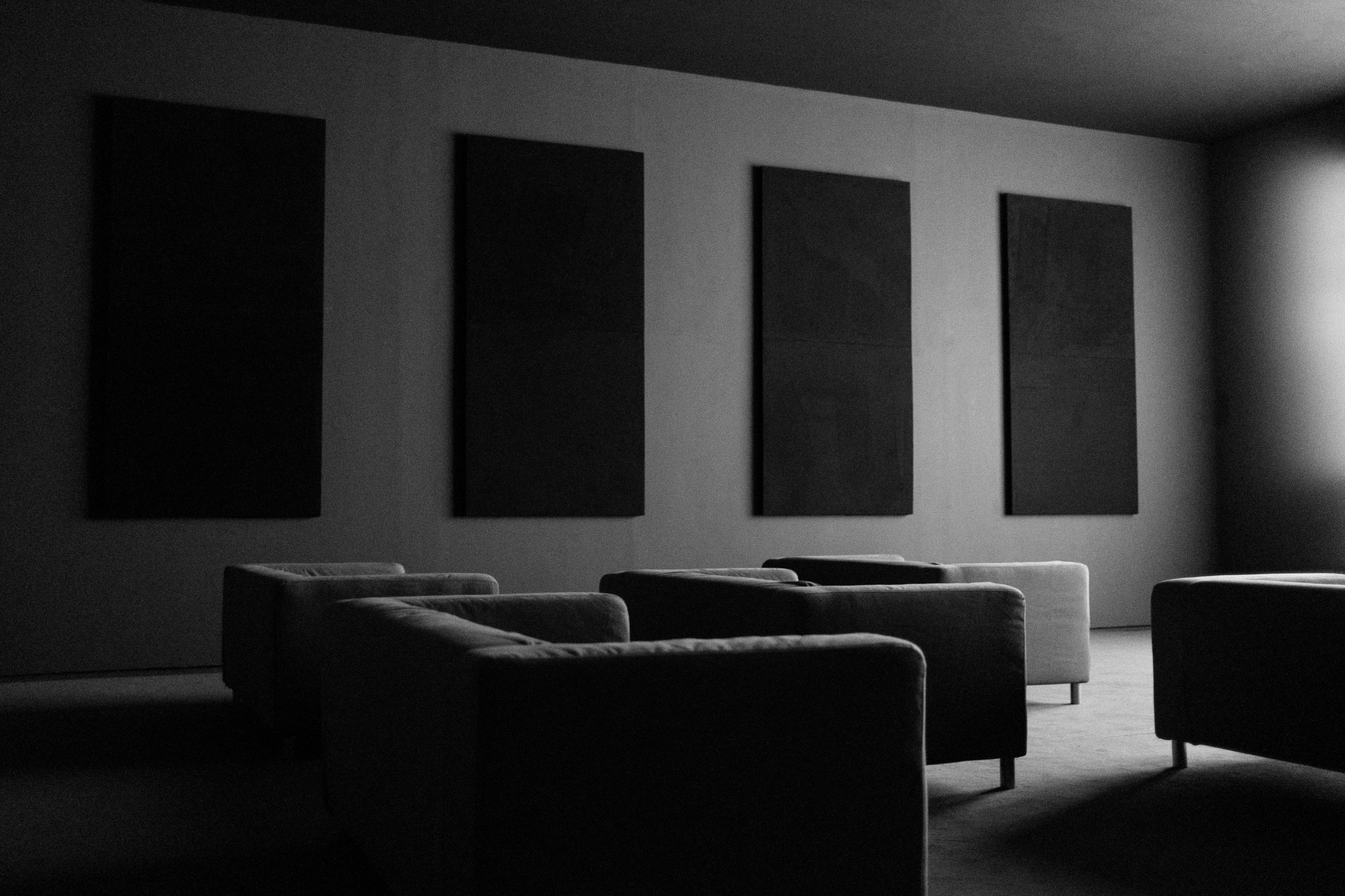 Minimalist dark cinema