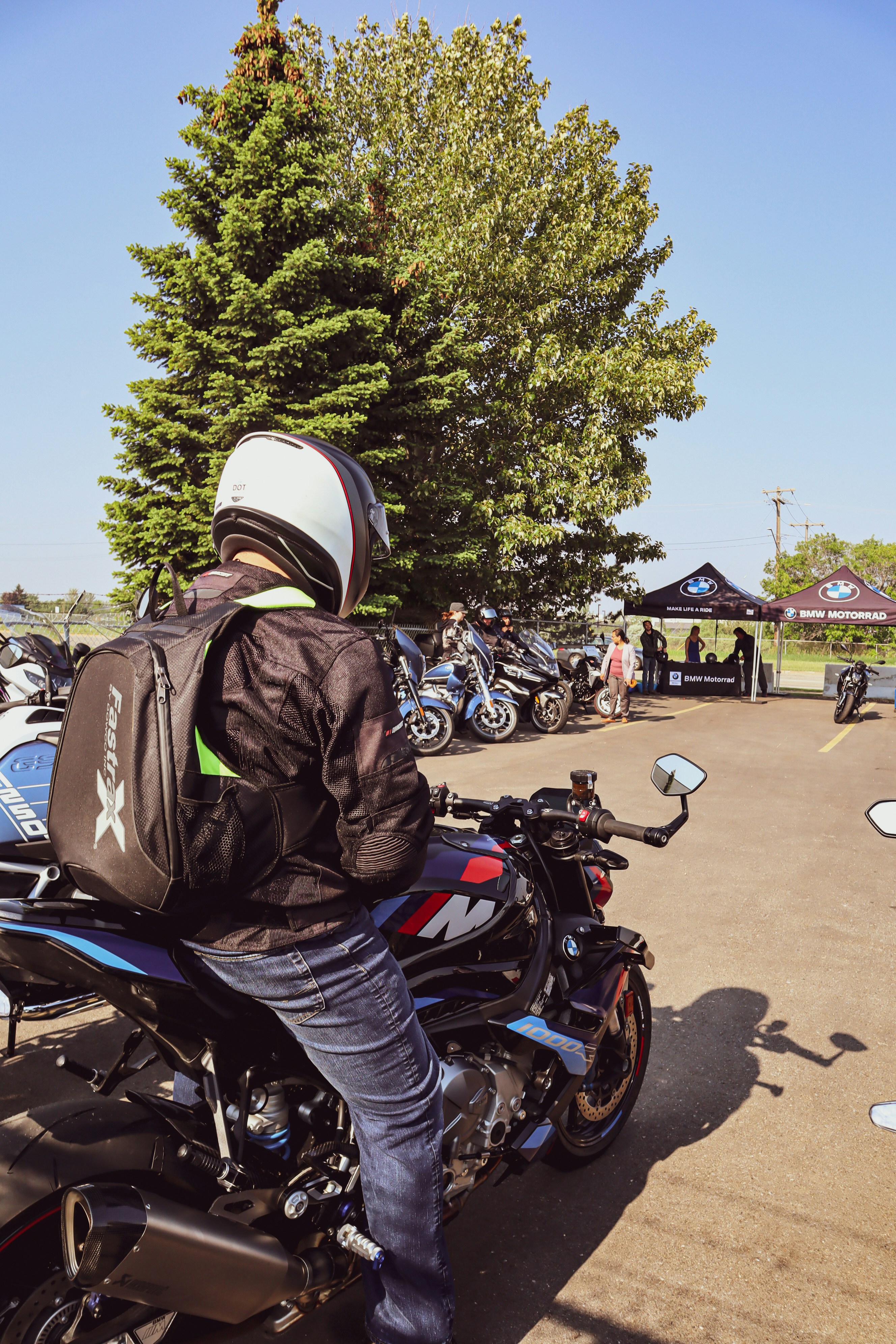 Dynamic LED Motorcycle Backpack