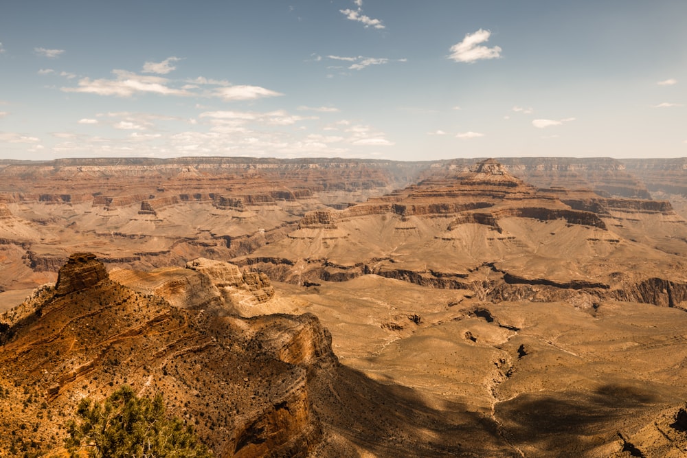 a scenic view of the grand canyon in the desert