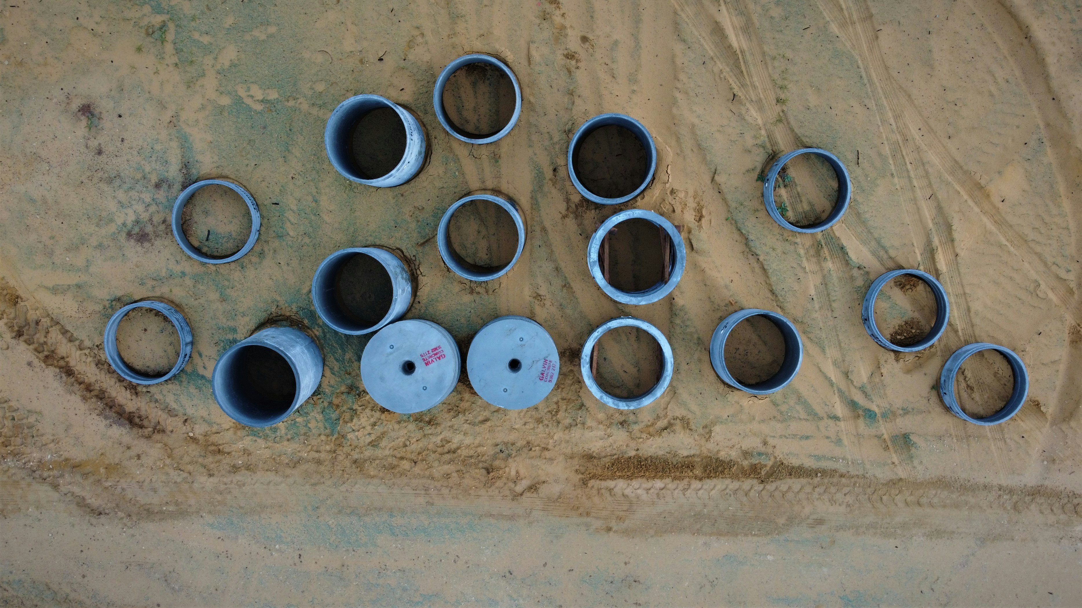 A pot with drainage holes