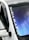 A close-up view of a car windshield featuring a reflective surface with a gradient of blue and purple tones. The car is white with a side mirror and a black roof. The words 'DACIA MAFIA' appear in bold white letters along the edge of the windshield.