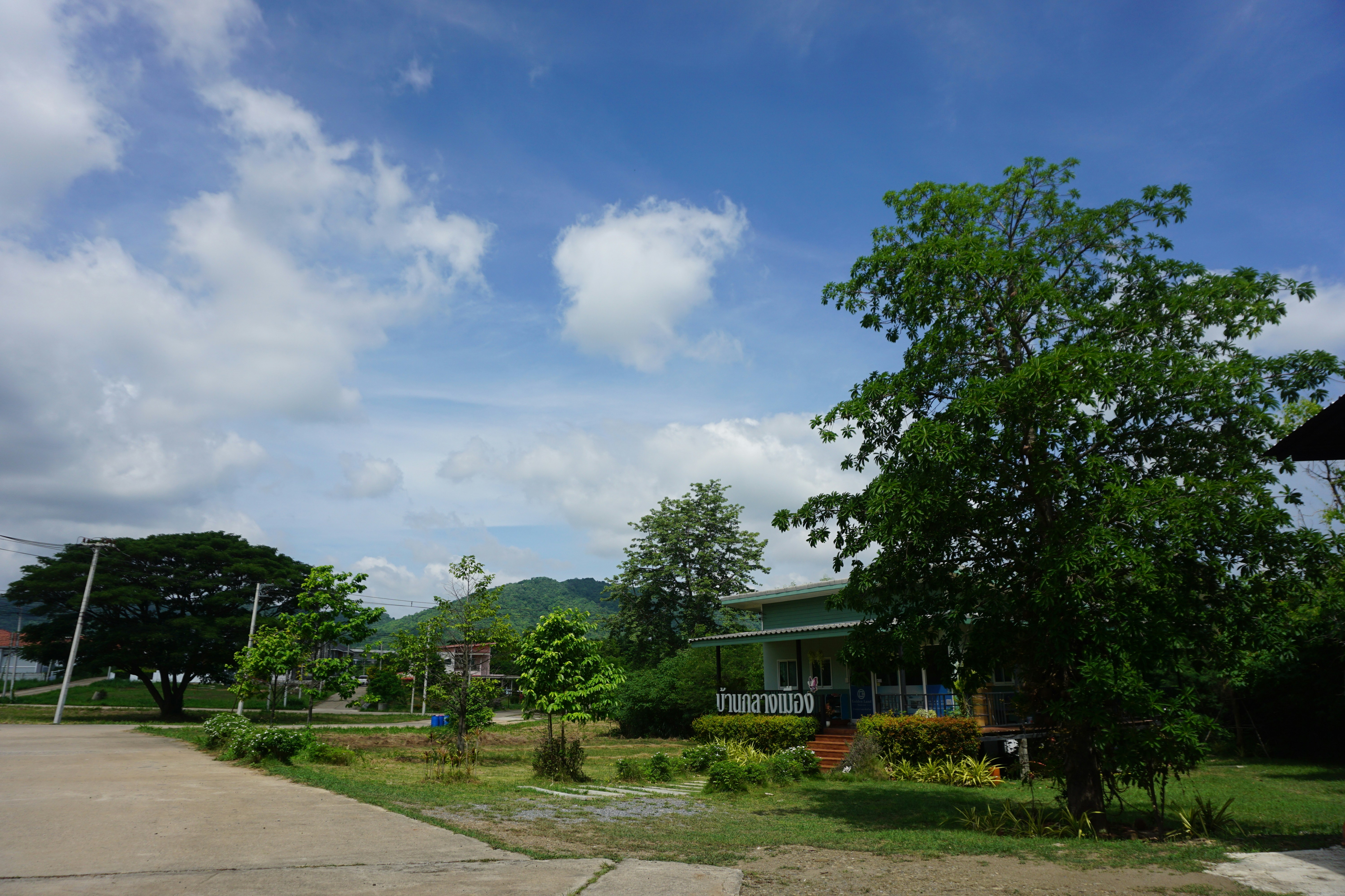 a view of a house from across the street