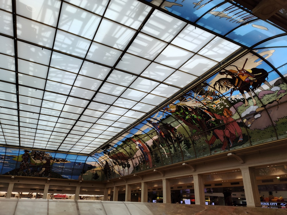 Download A Large Shopping Mall With A Skylight