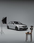 An influencer creating content with automotive products.