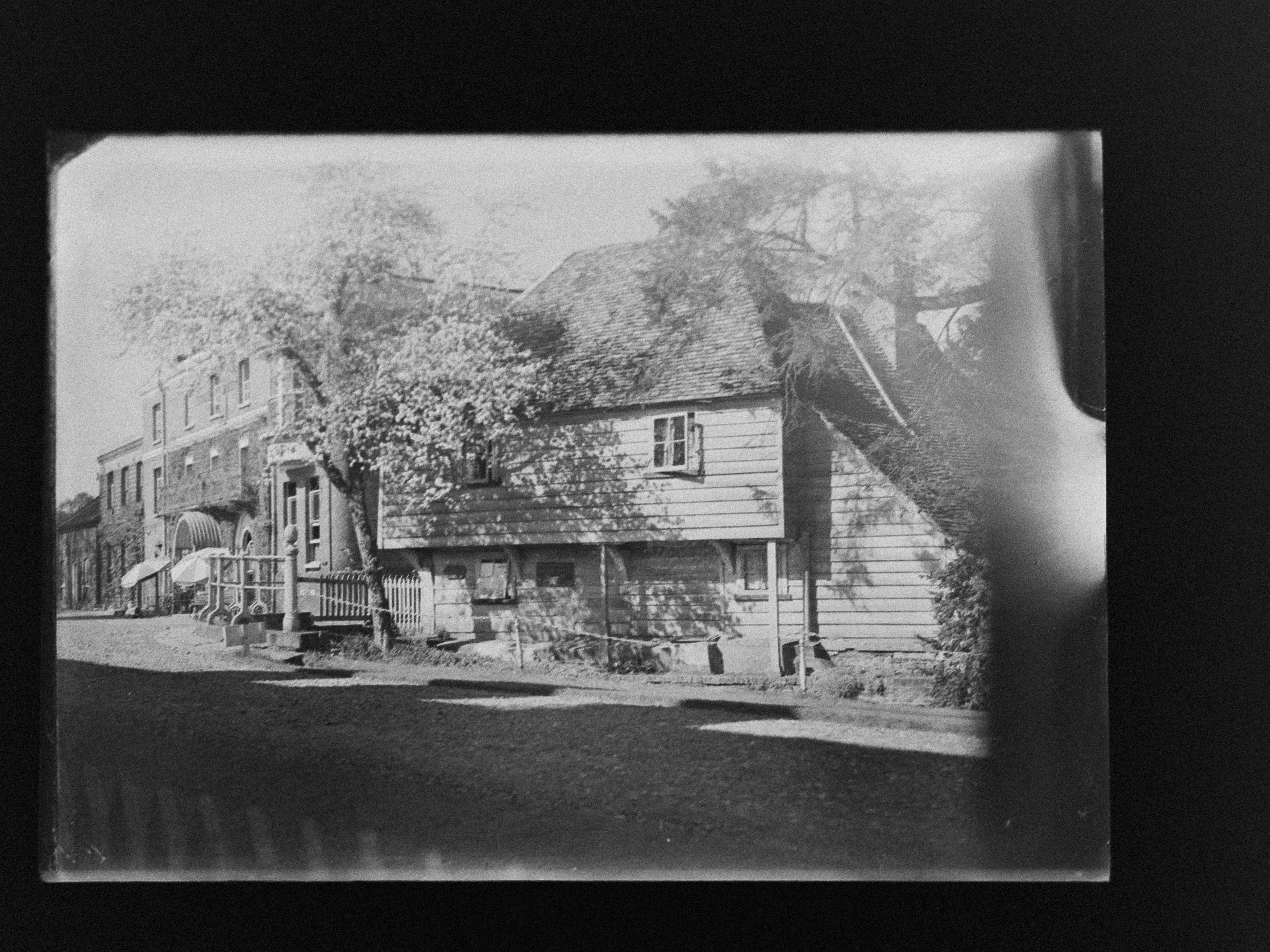 historic photo of original Buhrig funeral home - buhrig funeral