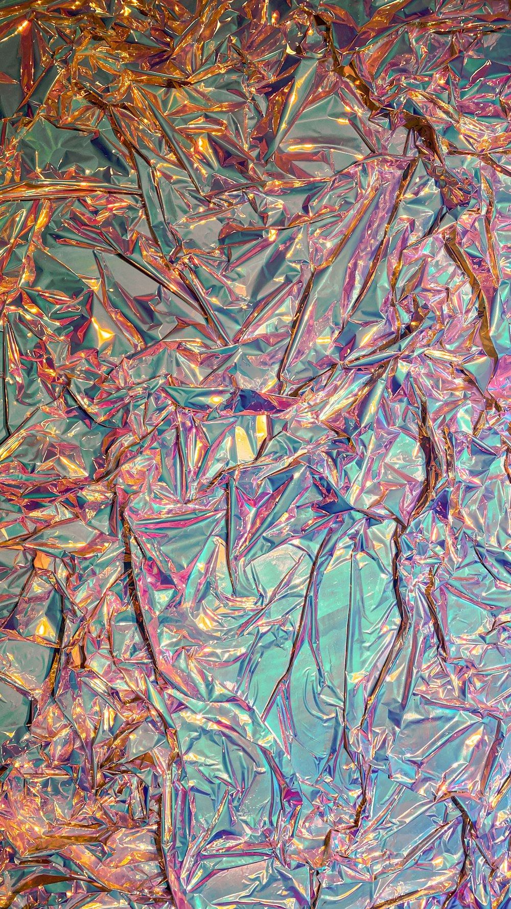 an abstract painting of blue, purple, and pink colors