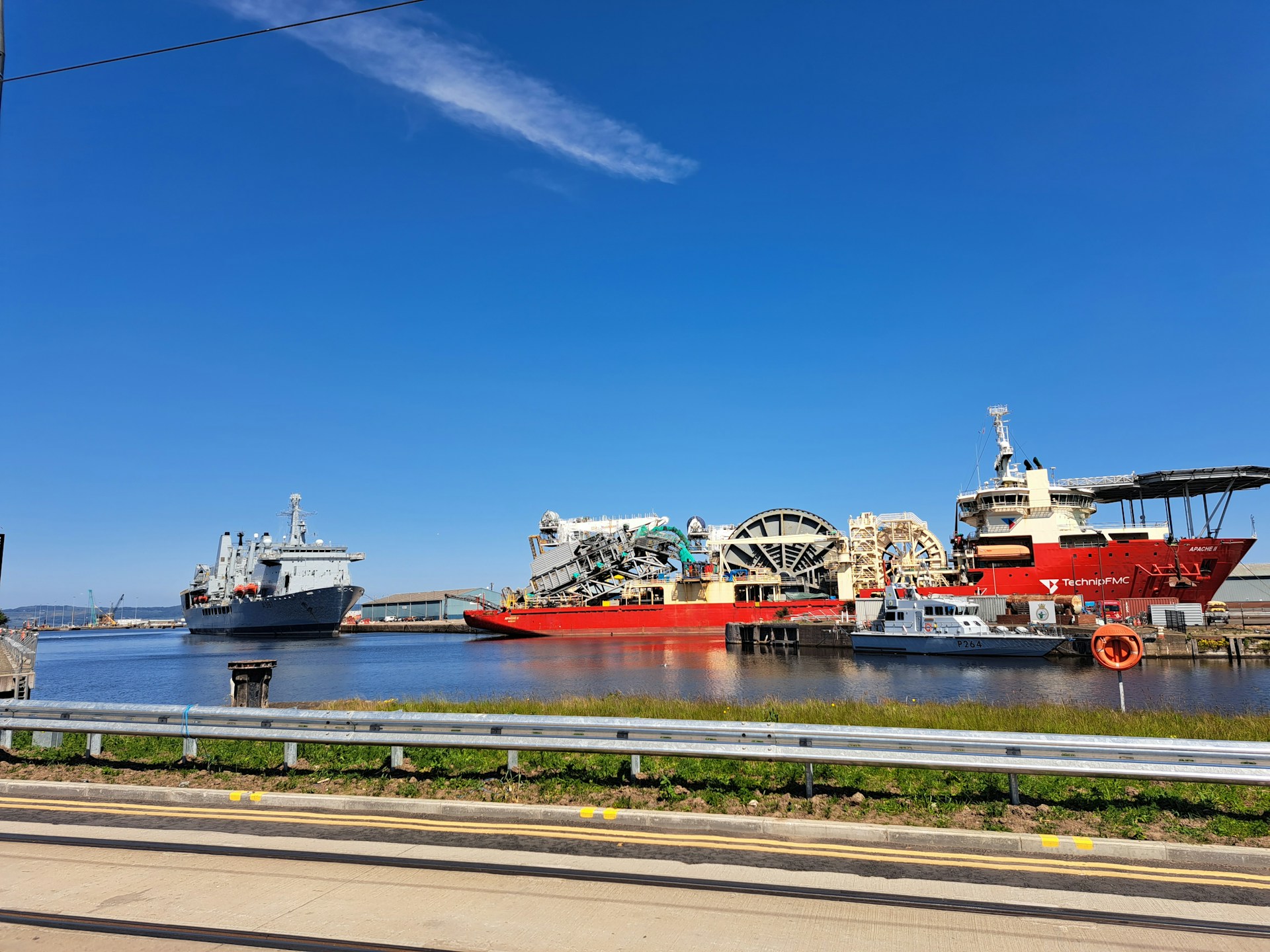 a couple of boats that are sitting in the water