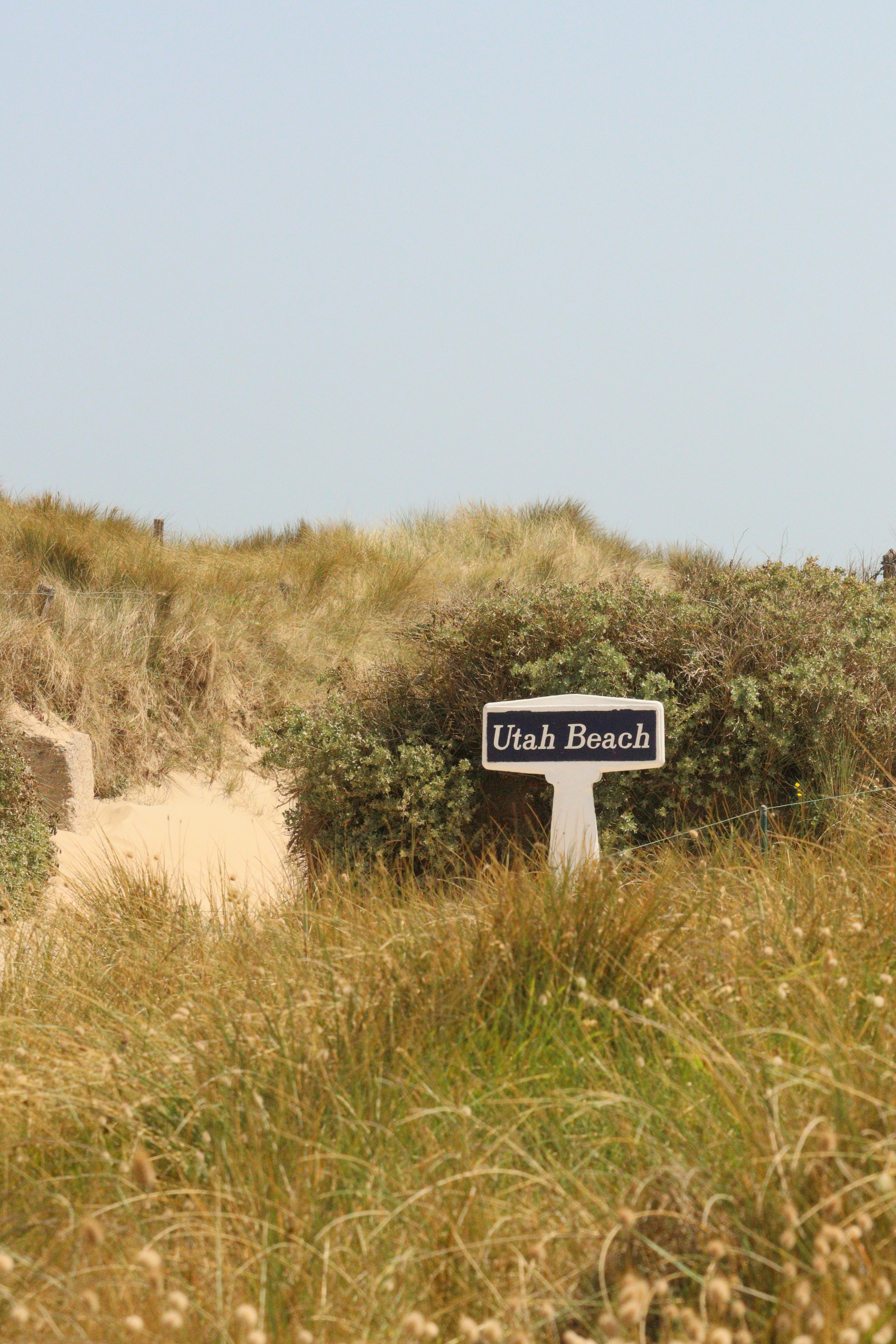 a sign that is in the middle of a field