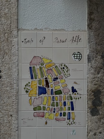 Stylized city map engraved on a sleek wooden panel, perfect for a boutique vacation rental.