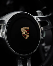 Simple icon illustrating a car with a lock symbolizing car equity credit options.