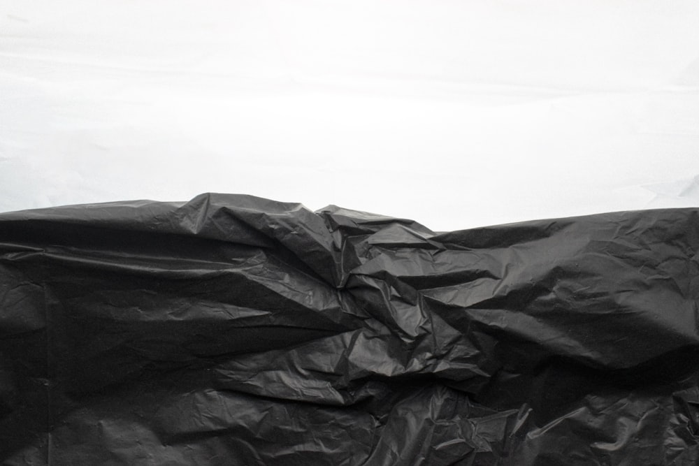 a large black piece of plastic sitting on top of a table