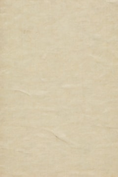 an old piece of paper with a clock on it