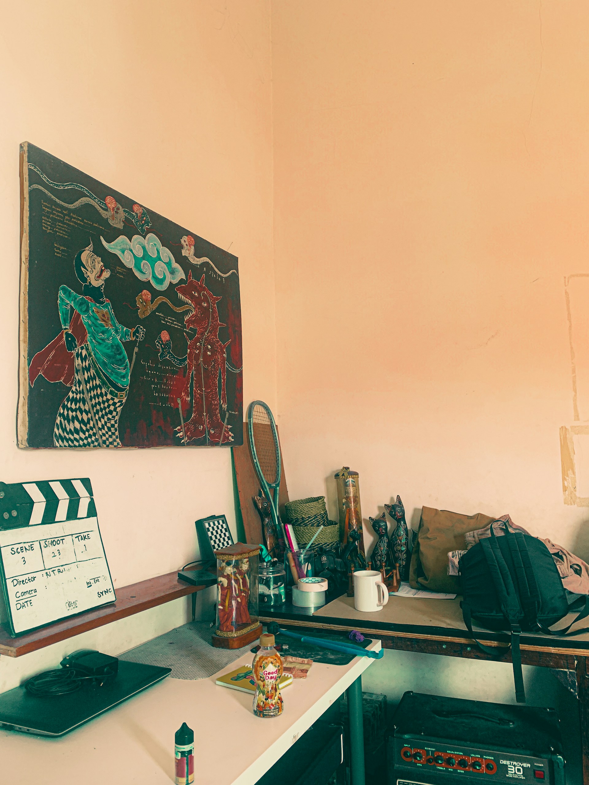 woman wearing yellow long-sleeved dress under white clouds and blue sky during daytime
