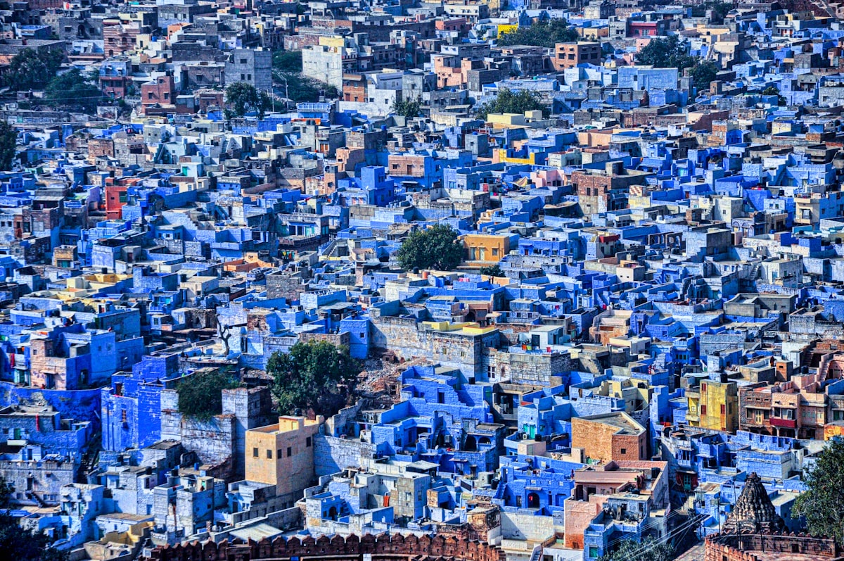 Blue city rooftops of Jodhpur