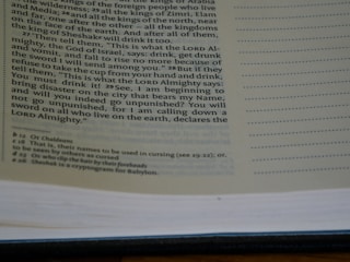 Open ebook showing pages filled with editing notes.