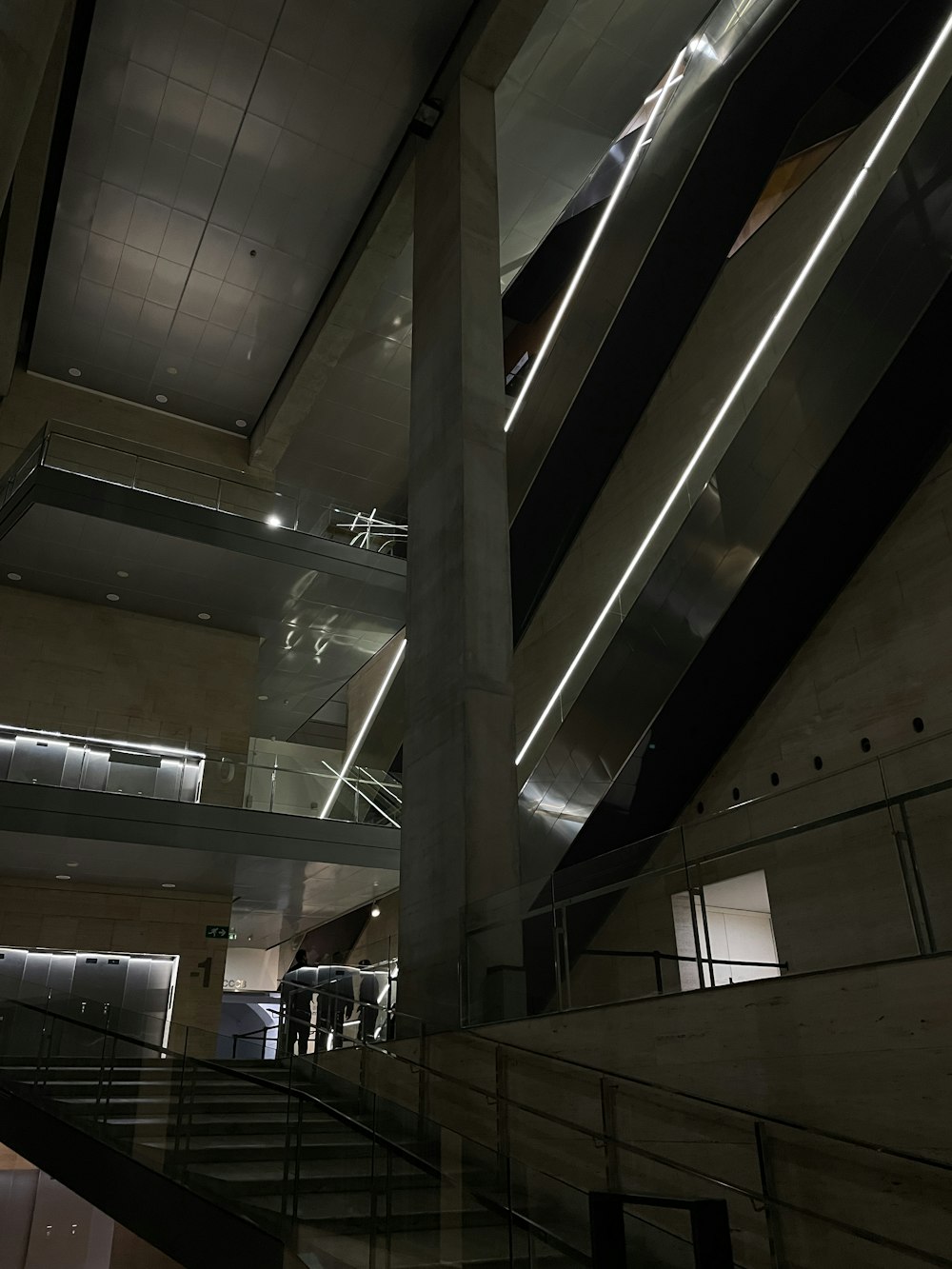 a large building with a bunch of stairs in front of it