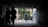Silhouettes of people walking through a graffiti-covered underpass open into a park area with lush greenery and palm trees. A person walks two dogs toward the outside, while another person is jogging in the background.