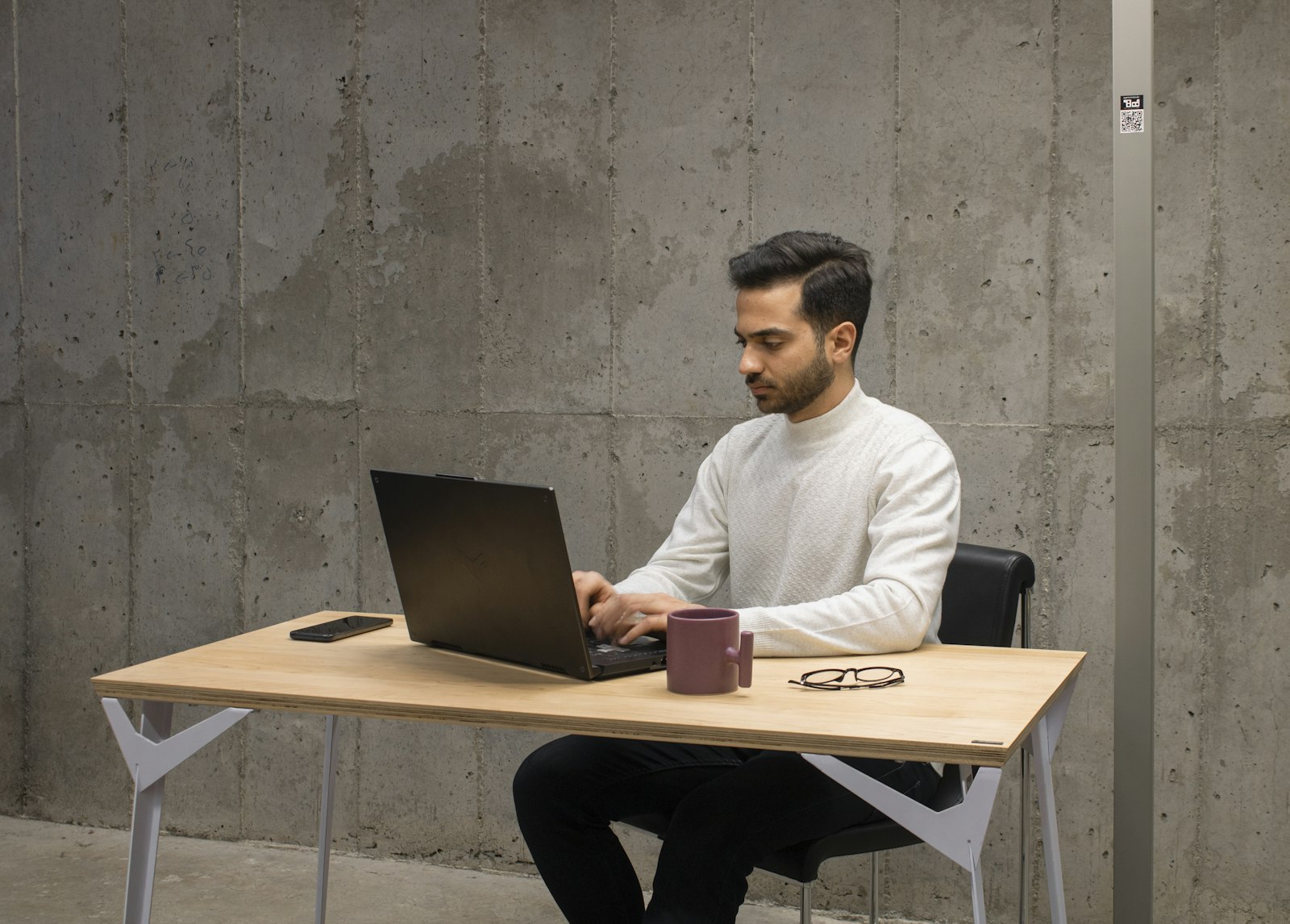 Person back at a laptop, planning a return to work or study after a gap year