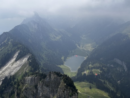 A scenic view of an emerging travel destination showcasing adventure activities.