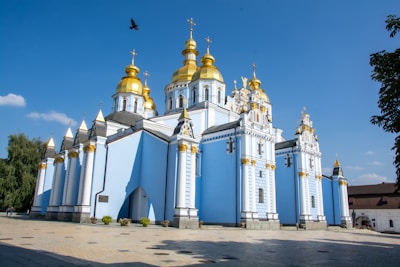 The majestic Hagia Sophia framed by a clear blue sky in Istanbul