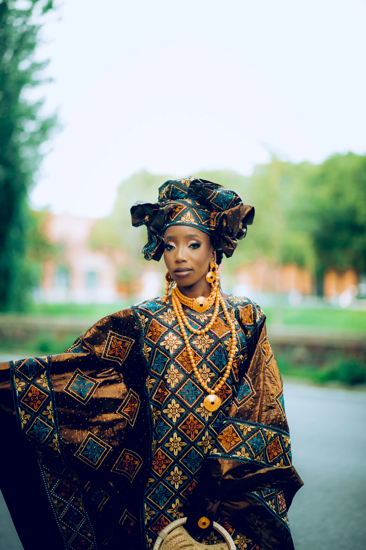 African American fashion featuring bold prints and confident style