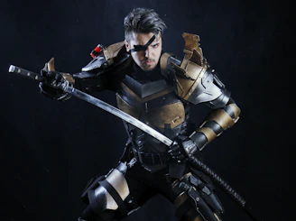 Digital fantasy character concept art with medieval armor and dark tones.