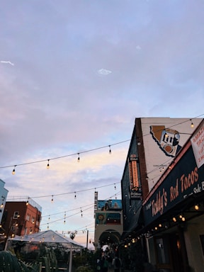 A cozy street corner in Tlalpan with warm evening light and colorful murals.