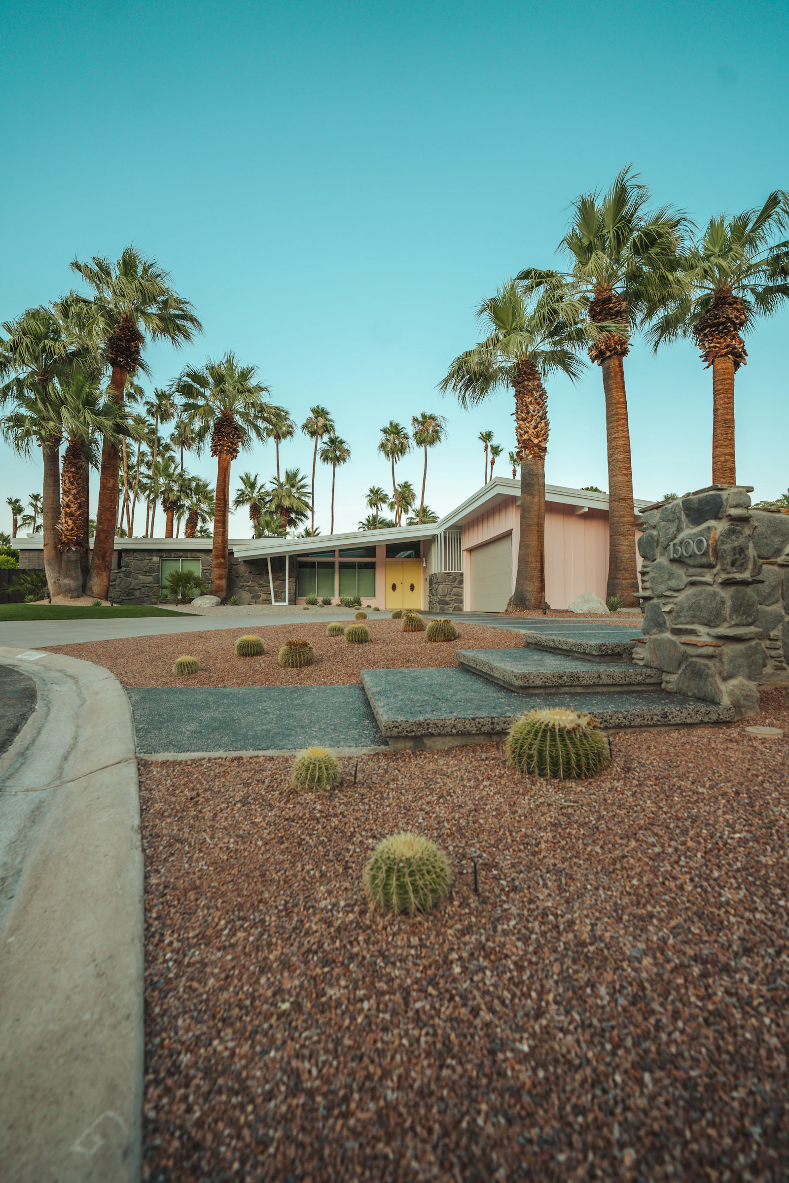 Imagen editorial de Palm Springs, California para USA.viajes