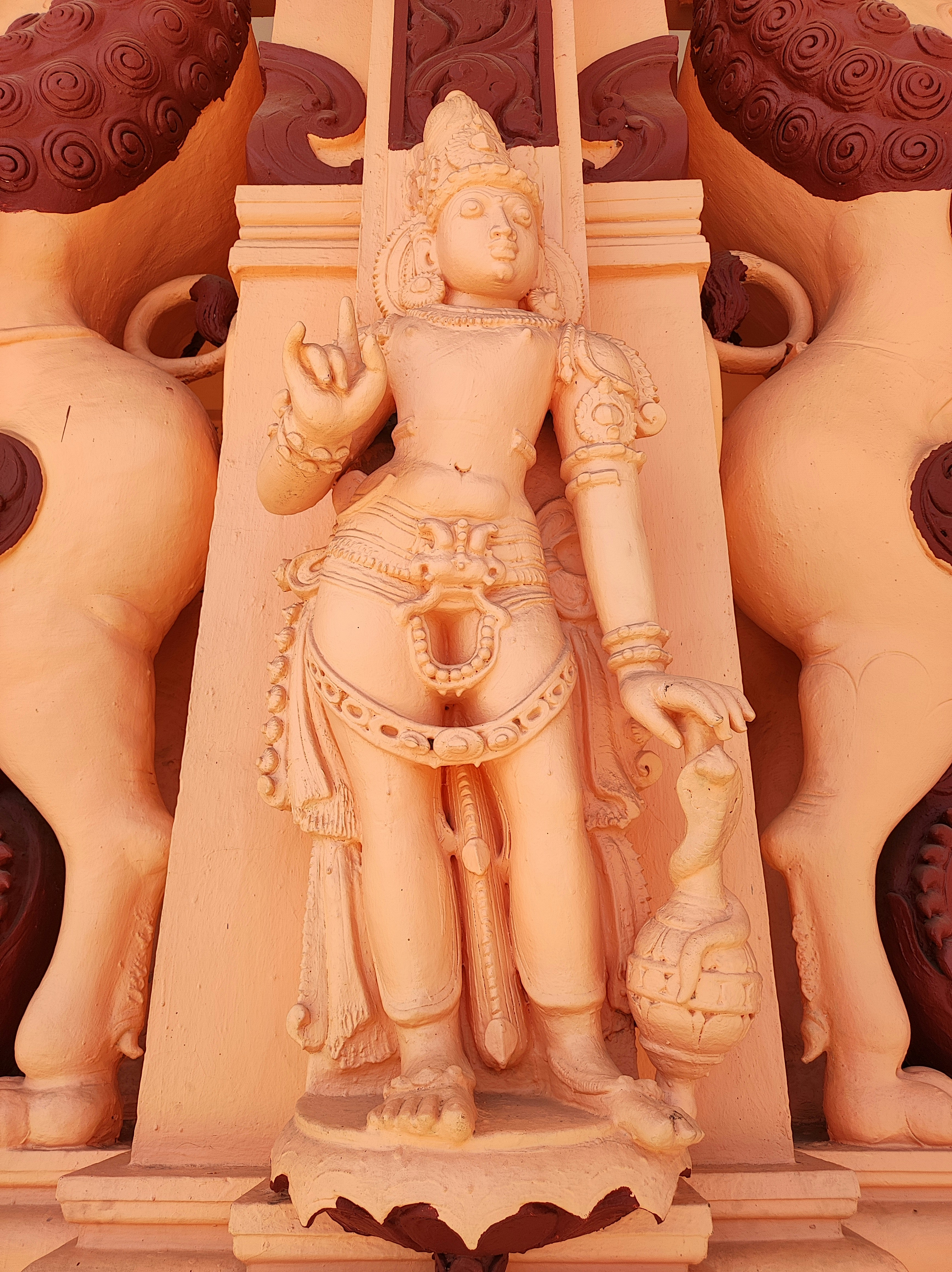 Elegant Marble God Idol