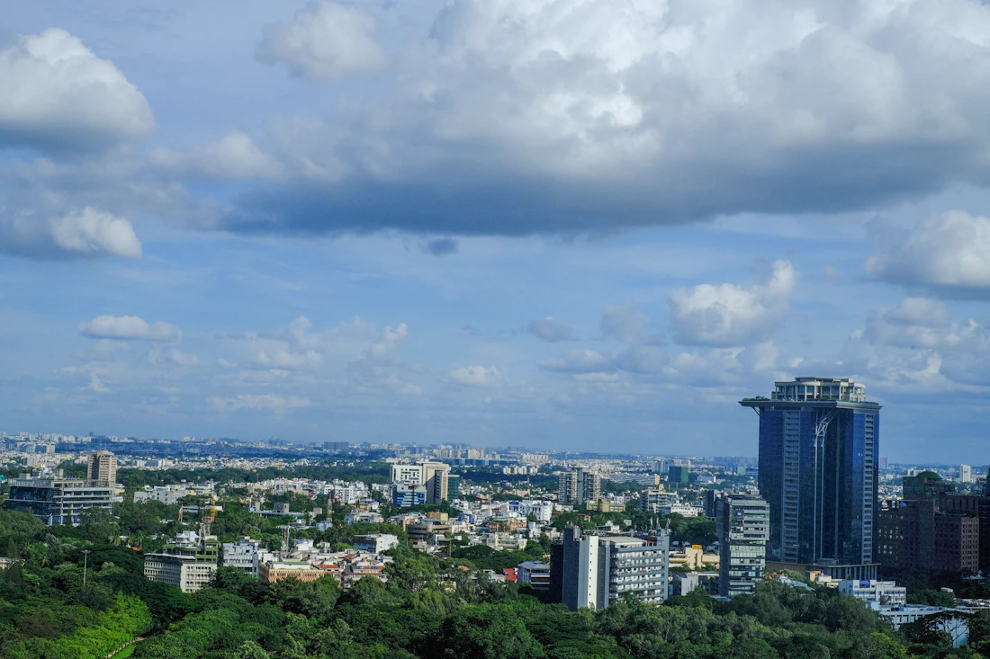 Bengaluru city skyline