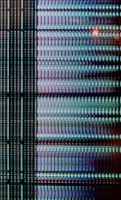A close-up of vibrant graphics displayed on a computer screen for marketing use.
