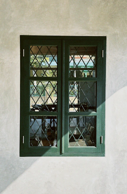 A beautifully restored home window with clear, sparkling glass