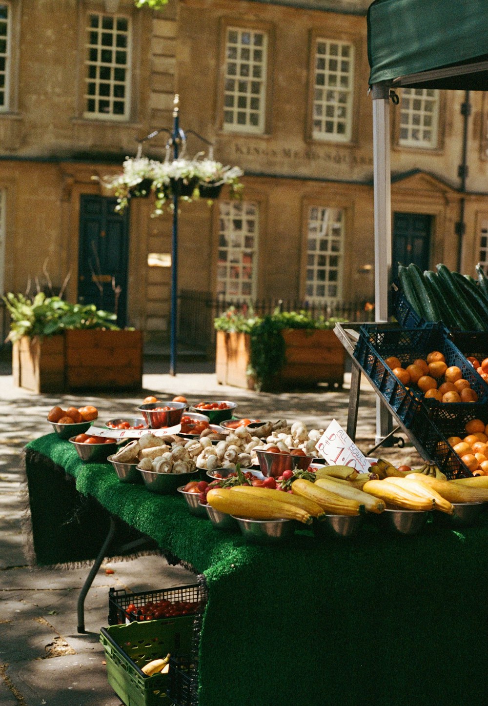 a bunch of fruits and vegetables on a table