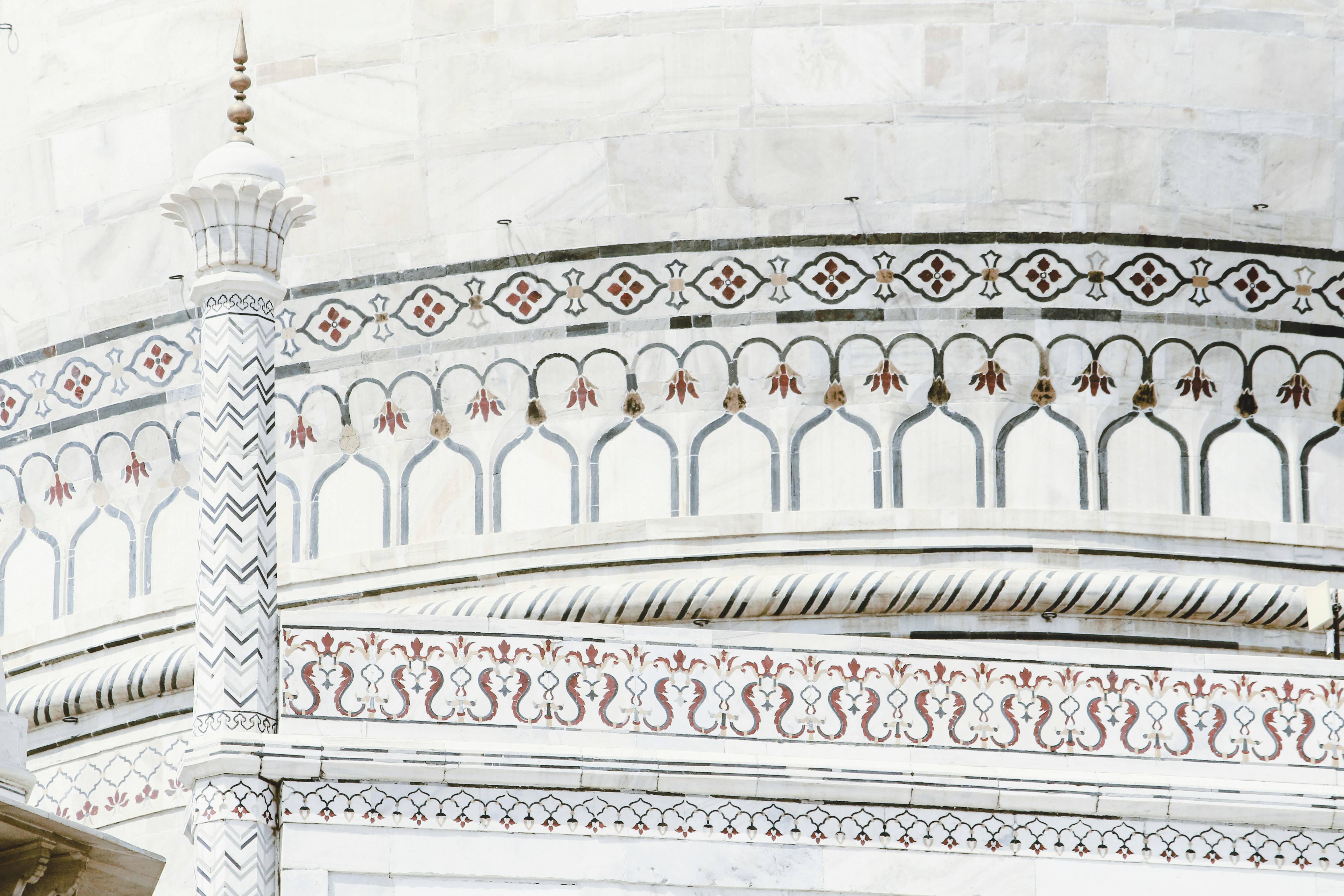 Marble flooring inlay