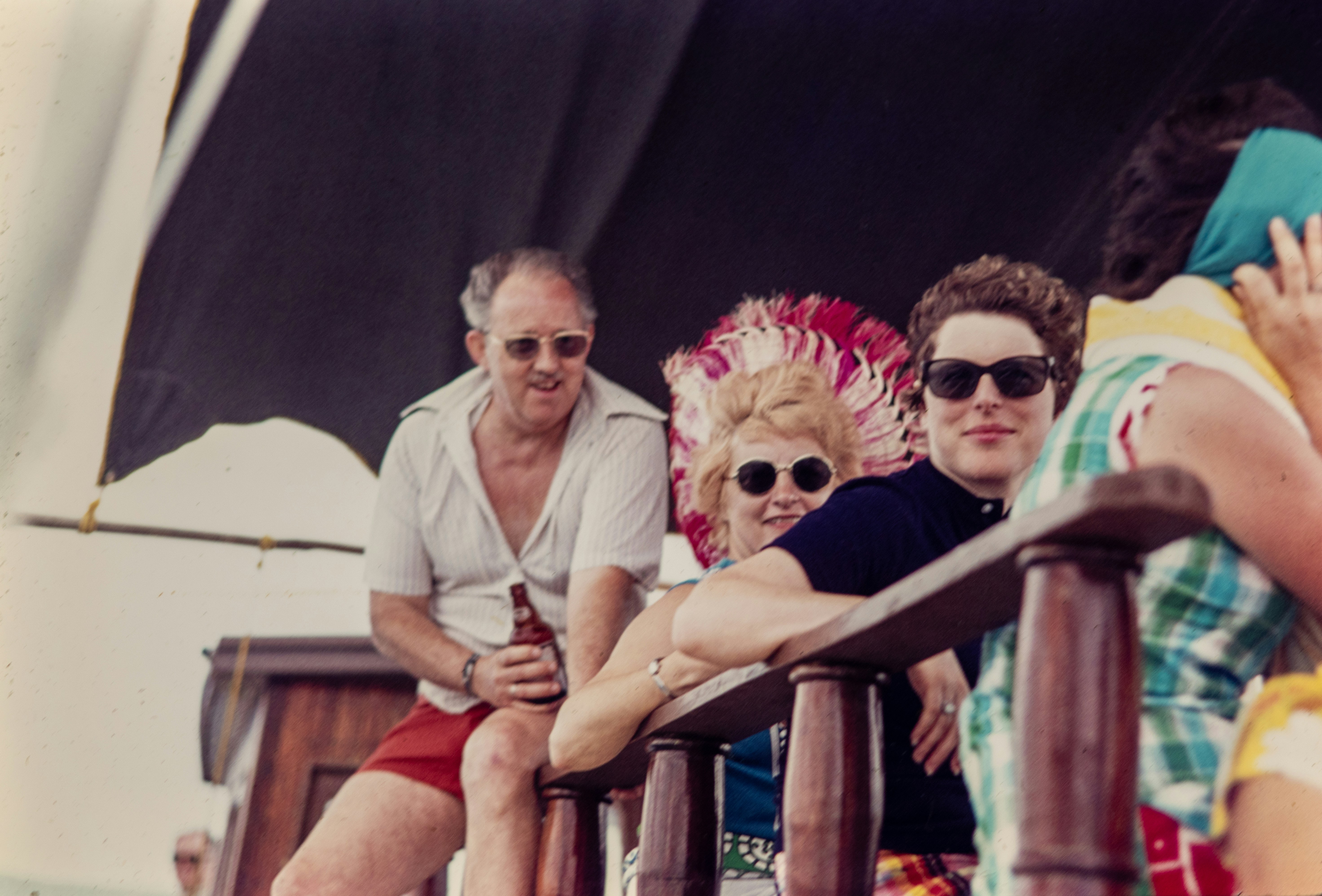 Lifestyle image of people enjoying 420 products together in a relaxed outdoor setting