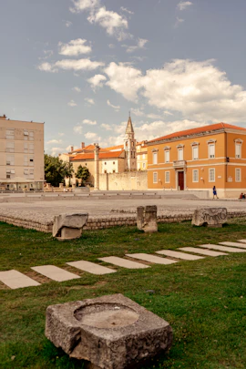 The Roman Forum in Zadar, a premium location steps away from our new green zone apartments