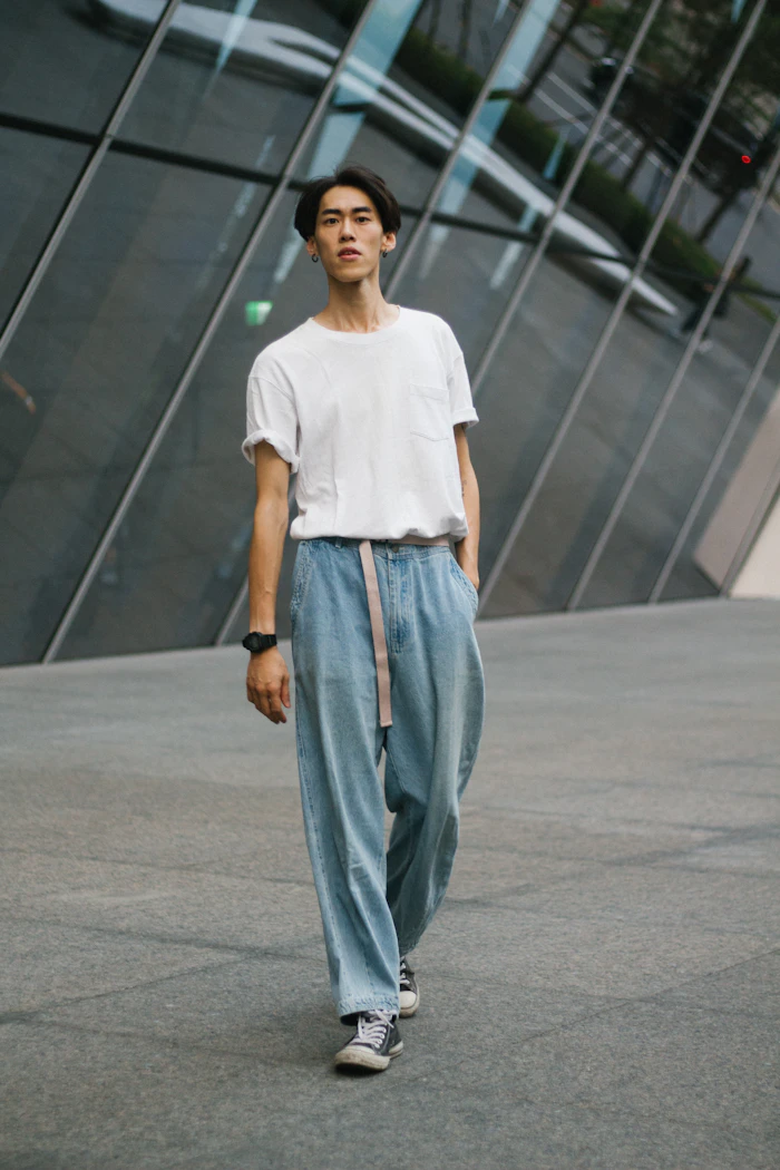 Baggy Korean-fit pants