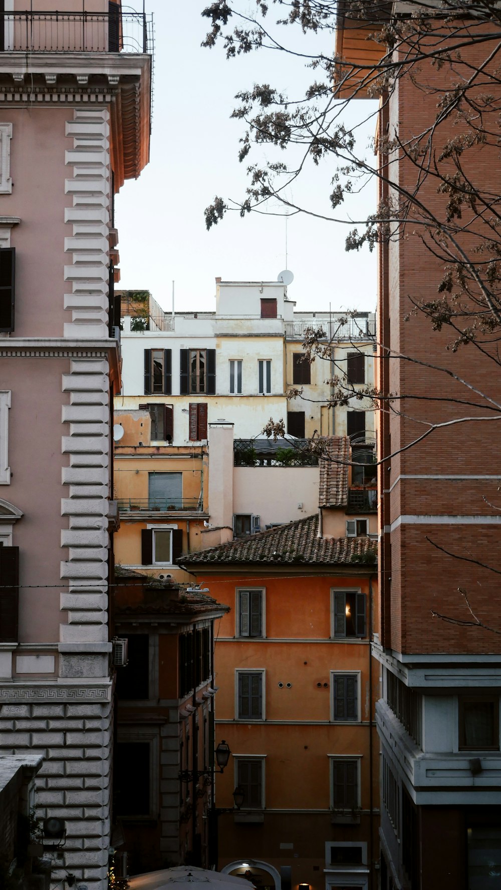 a view of a city from a distance