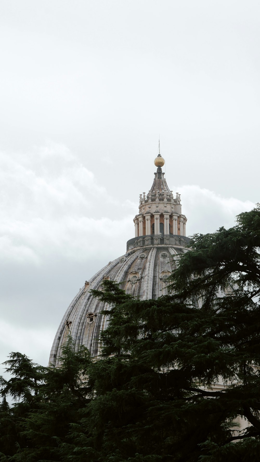 a tall building with a dome on top of it