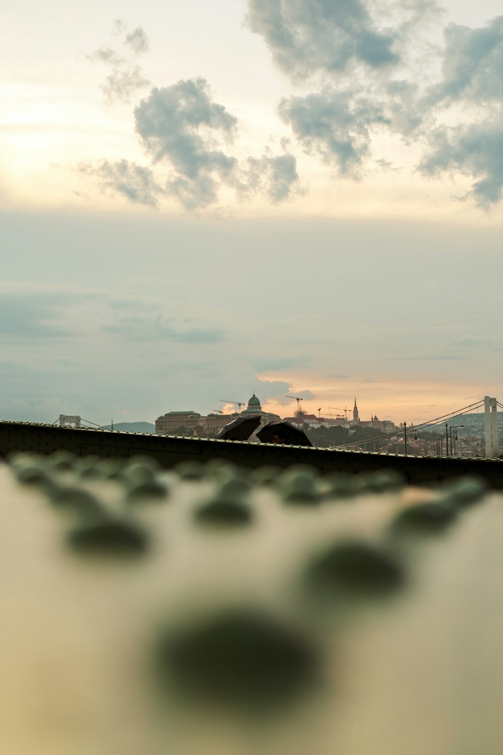 a view of a city from a distance