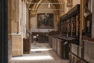 A serene moment of prayer and song in the historic church of Rhodes.