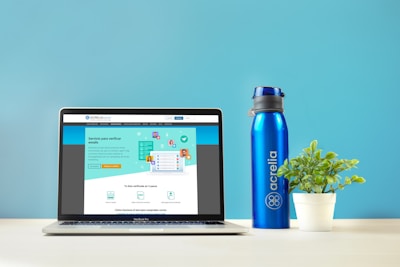 a laptop computer sitting on top of a desk