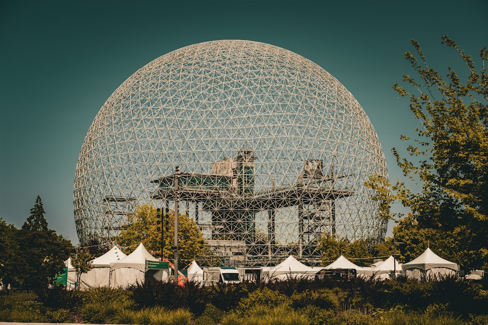 a large structure with a large dome on top of it