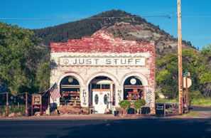 Exterior view of Donald Freeman General Store on a bright Canadian day, inviting locals inside.