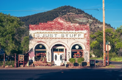Image of a small storefront in Milnor, North Dakota, showcasing local commerce.