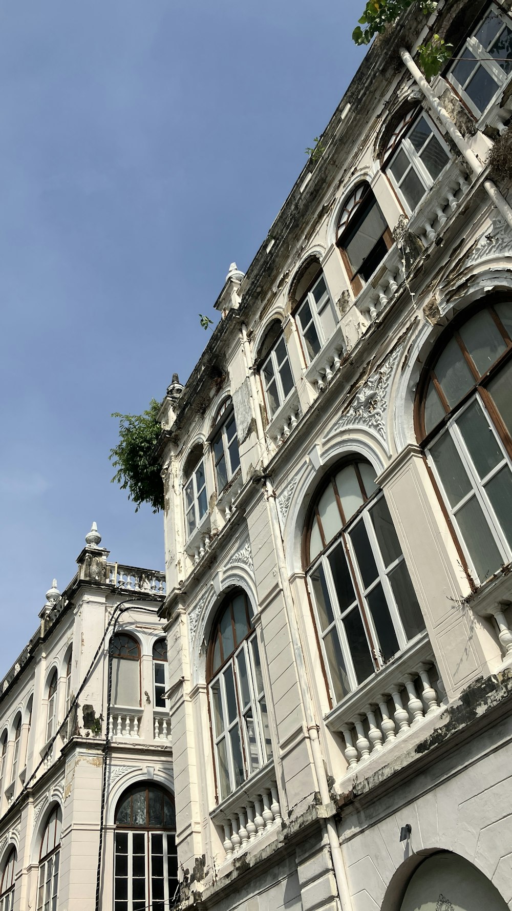 a building with a clock on the front of it