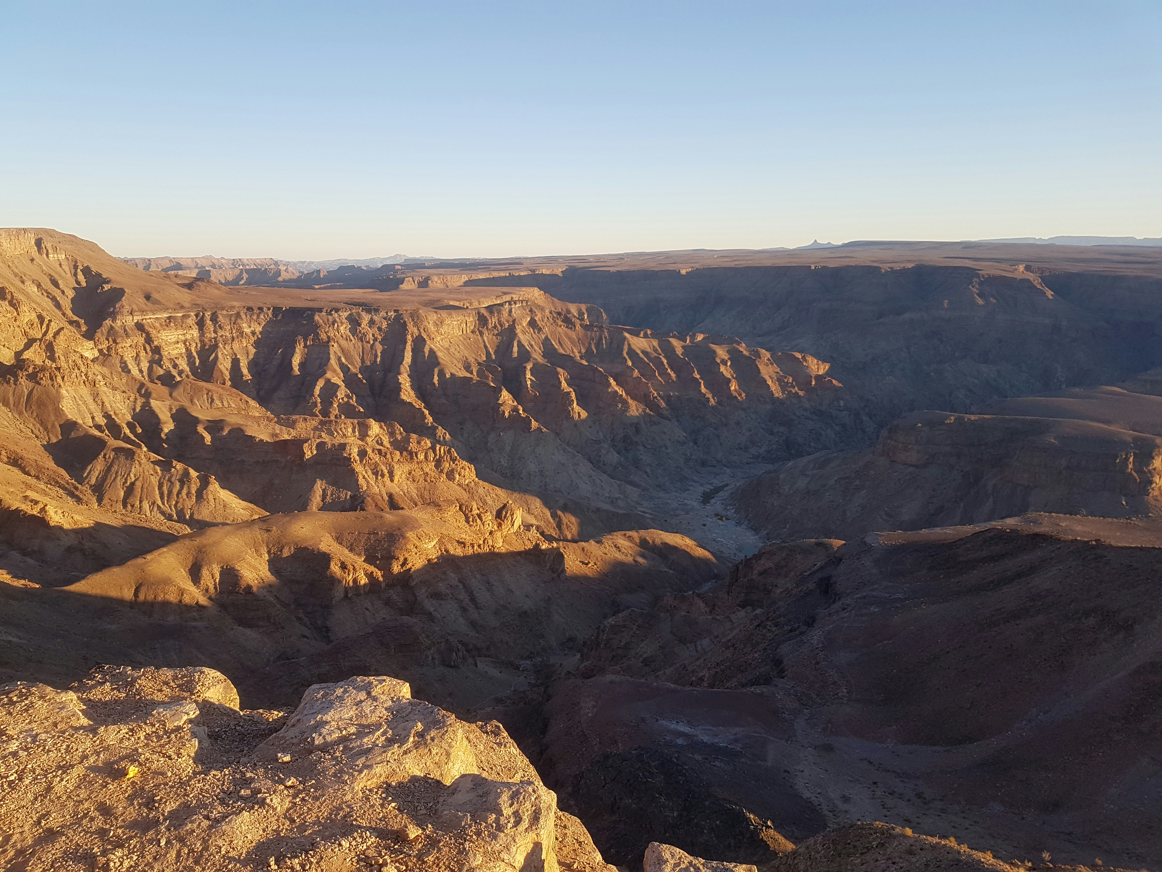 a view of a canyon from a high point of view
